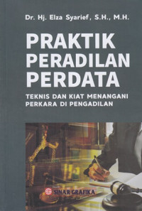 Praktik peradilan perdata : Teknis dan kiat menangani perkara di pengadilan