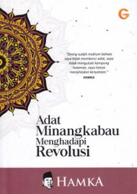 Adat Minangkabau Menghadapi Revolusi