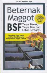 Beternak Maggot BSF: Tanpa Becek, Tanpa Bau, Dan Lahan Terbatas