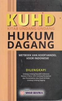 KUHD kitab undang-undang hukum dagang