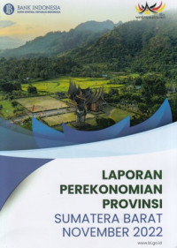 Laporan Perekonomian Provinsi Sumatera Barat November 2022