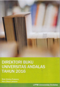 Direktori Buku Universitas Andalas Tahun 2016