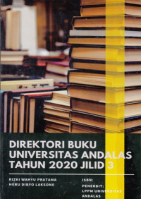 Direktori Buku Universitas Andalas Tahun 2020 Jilid 3