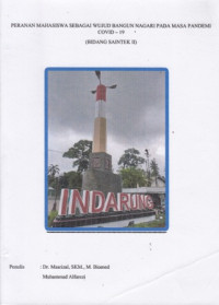 Peranan Mahasiswa Sebagai Wujud Bangun Nagari Pada Masa Pandemi Covid-19 (Bidang Saintek II)