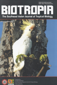 Biotrapia The Southeast Asian Journal of Tropical Biology : Vol 27, No,3 April 2020