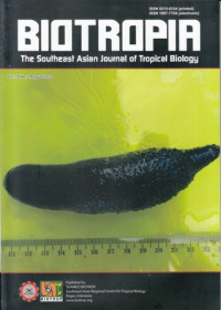 Biotrapia The Southeast Asian Journal of Tropical Biology : Vol 28, No 2, Agustus 2021