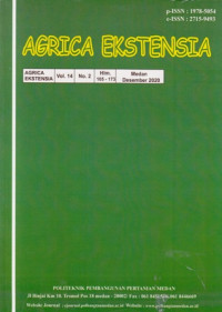 Agrica ekstensia : Vol 14 No.2 Desember 2020