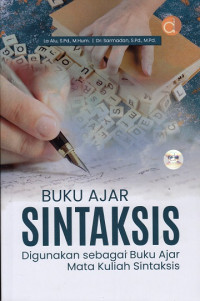 Buku Ajar Sintaksis Digunakan sebagai Buku Ajar Mata Kuliah Sintaksis