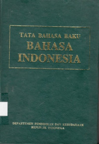 Tata Bahasa Baku Bahasa Indonesia