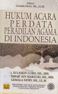 Hukum Acara Perdata Peradilan Agama Di Indonesia