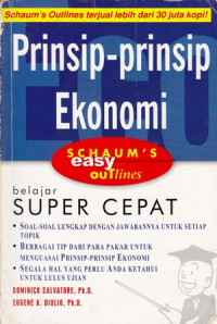 Prinsip-Prinsip Ekonomi : Teori Dan Soal-Soal