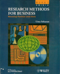 Research Methods For Business = Metodologi Penelitian Untuk Bisnis