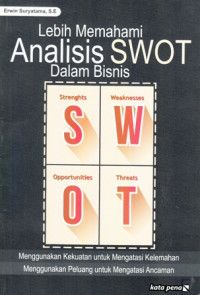 Lebih Memahami Analisis SWOT dalam Bisnis: Menggunakan Kekuatan untuk Mengatasi Kelemahan Menggunakan Peluang untuk Mengatasi Ancaman