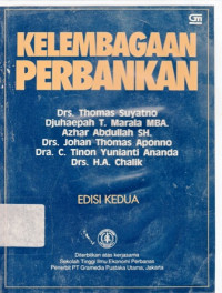 Kelembagaan Perbankan