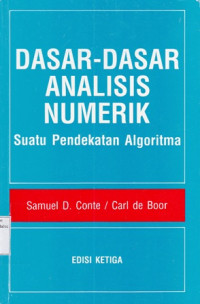 Dasar-dasar Analisis Numerik : Suatu Pendekatan Algoritma