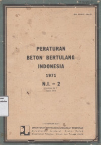 Peraturan Beton Bertulang Indonesia 1971 N.l.-2