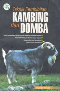 Teknik Pembibitan Kambing dan Domba