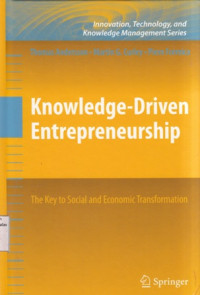 Knowledge-Driven Entrepreneurship The Key to Social and Economic Transformation