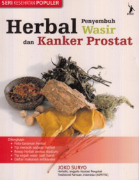 Herbal Penyembuh Herbal Wasir Dan Kanker Prostat