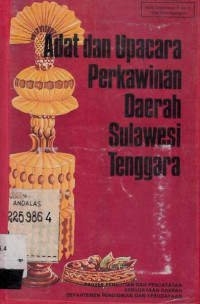 Adat Dan Upacara Perkawinan Daerah Sulawesi Tenggara