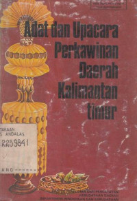 Adat Dan Upacara Perkawinan Daerah Kalimantan Timur