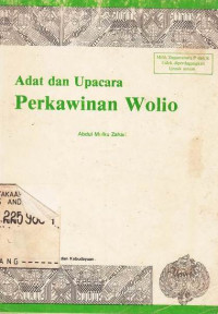 Adat Dan Upacara Perkawinan Wolio