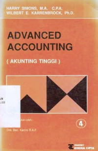 Advanced Accounting = Akunting Tinggi Jilid.4