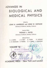 ADVANCE in Biological and Medical Physics Volume 10