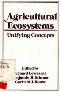 AGRICULTURAL Ecosystems  Unifying Concept