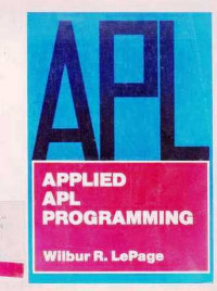 Applied Apl Programming