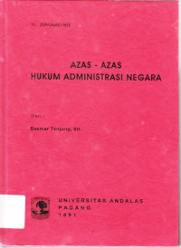 Azas-Azas Hukum Adminitrasi Negara