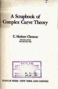 A Scrapbook Of Complex Curve Theory