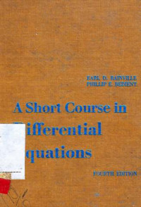 A Short Course In Differential Equations