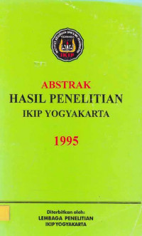 Abstrak Hasil Penelitian IKIP Yogyakarta 1995