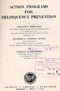 Action Programs For Deliquency Prevention