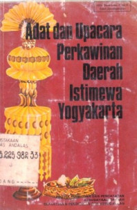 Adat Dan Upacara Perkawinan Daerah Istimewa Yogyakarta