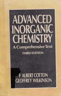 Advanced Inorganic Chemistry  : A Comprehensive Text