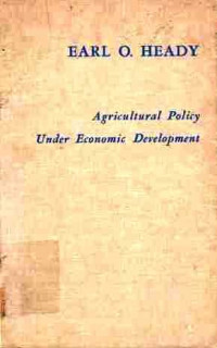 Agricultural policy under economic development