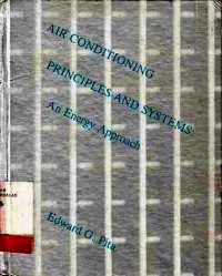 Air Conditioning Principles and Systems an Energy Approach