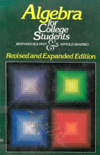 Algebra For Colledge Students   Revised And Expanded Edition