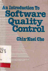 An Introduction To Sofware Quality Control