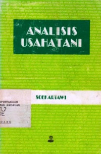 Analisis Usahatani