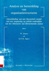 Analyse en beoordeling van organisatiestructuren