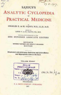 Analytic Cyclopedia Of Pratical Medicine Volume Eight