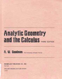 Analytic Geometry and the Calculus