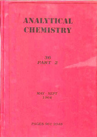 Analytical Chemistry Vol.36 Part 2