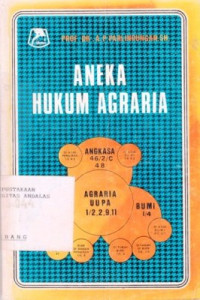 Aneka Hukum Agraria