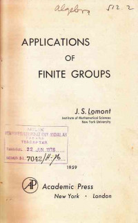 Applications Of Finite Groups