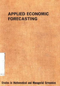 Applied Economic Forecasting