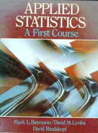 Applied statistics a first course